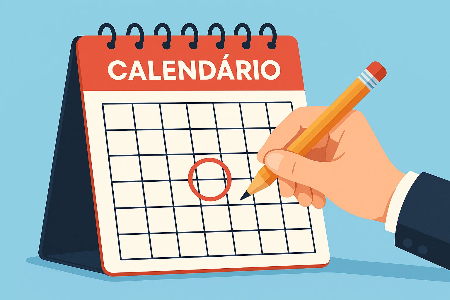 Calendário de NPS do ano de 2025